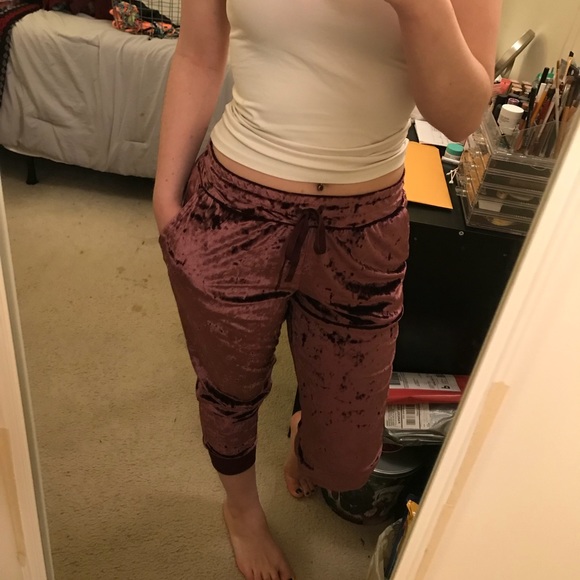 Pants - VELVET JOGGERS